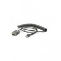 Zebra CBA-RF3-C09ZAR 2.8m RS232 DB9 Negro cable de serie