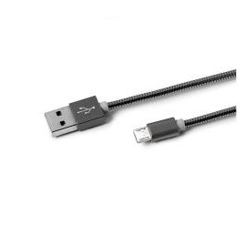 Celly USBMICROSNAKEDS USB A Micro-USB A Macho Macho Negro cable USB