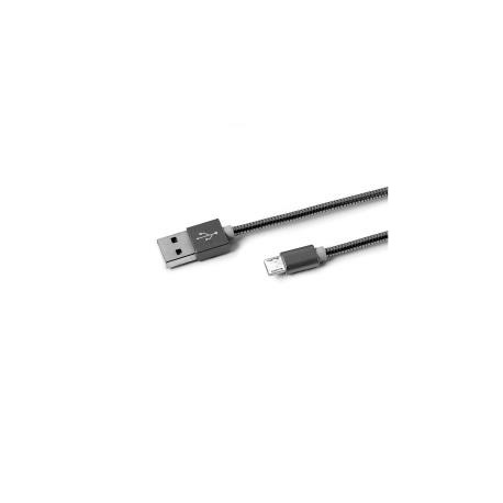 Celly USBMICROSNAKEDS USB A Micro-USB A Macho Macho Negro cable USB