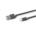 Celly USBMICROSNAKEDS USB A Micro-USB A Macho Macho Negro cable USB