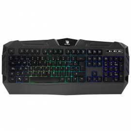 CoolBox DeepColorKey teclado USB QWERTY Español Negro COO-DGTEC01