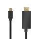 AISENS CABLE CONVERSOR MINI DP A HDMI, MINI DP/M-HDMI/M, NEGRO, 2.0M