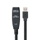 Nanocable Cable USB 3.0 prolongador con amplificador, tipo A/M-A/H, 5m 10.01.0311