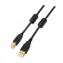 Nanocable 10.01.1203 3m USB A USB B Macho Macho Negro cable USB