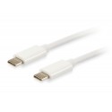 Equip cable USB 2 m USB C Blanco 128352