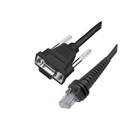 Honeywell CBL-020-300-S00 3m RS232 DB9 Negro cable de serie