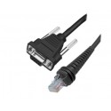 Honeywell CBL-020-300-S00 3m RS232 DB9 Negro cable de serie