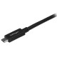 StarTech.com Cable de 1m USB-C a USB Type C de Carga - Cable USB Tipo C USBC USB 3.0 de 5Gbps USB315CC1M