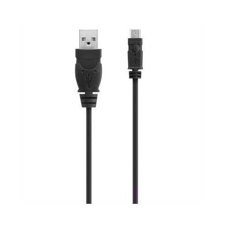 Belkin USB A/Micro USB B, 0.9m cable USB 0,9 m Micro-USB B Negro F3U151CP0.9M-P