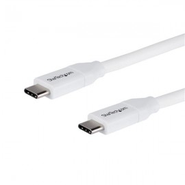 StarTech.com Cable de 2m USB-C a USB-C con capacidad para Entrega de Alimentación de 5A