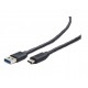 Gembird CCP-USB3-AMCM-1M 1m USB C USB A Macho Macho Negro cable USB