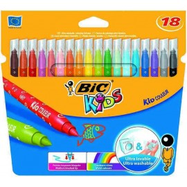 BIC Kid Couleur Medio Multicolor 18pieza(s) rotulador 841799