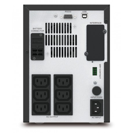 APC Easy UPS SMV sistema de alimentación ininterrumpida (UPS) Línea interactiva 1000 VA 700 W 6 salidas AC SMV1000CAI