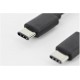 ASSMANN Electronic 1m USB 3.1 C - C cable USB USB C Macho Negro AK-300138-010-S