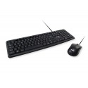 Equip 245202 teclado USB AZERTY Portugués Negro