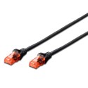 Ewent EW-6U-020 2m Cat6 U/UTP (UTP) Negro cable de red EW-6U-020BL