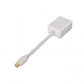 AISENS A125-0136 adaptador de cable Mini DisplayPort VGA Blanco