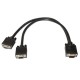 AISENS A113-0081 cable VGA 0,45 m VGA (D-Sub) 2 x VGA (D-Sub) Negro