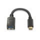 AISENS A107-0062 cable USB 0,15 m USB C USB A Negro