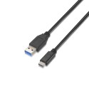 AISENS A107-0060 cable USB 1 m USB A USB C Negro