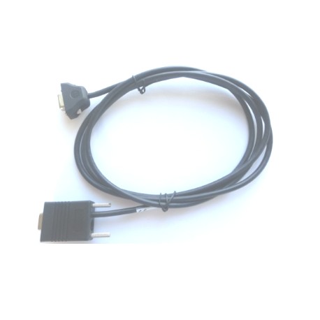 Zebra CBL-58918-02 0.7m RS232 DB9 Negro cable de serie