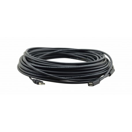 Kramer Electronics CA-UAM/UAF-15 4.6m USB A USB A Macho Hembra Negro cable USB