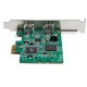 StarTech.com Tarjeta PCI Express FireWire de 2 Puertos - Adaptador PCIe FireWire 1394a PEX1394A2V2