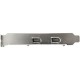 StarTech.com Tarjeta PCI Express FireWire de 2 Puertos - Adaptador PCIe FireWire 1394a PEX1394A2V2