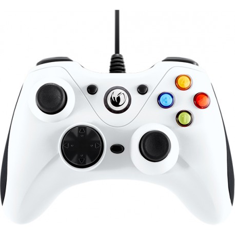 NACON PCGC-100WHITE mando y volante Gamepad PC Analógico USB Blanco PCGC-100WHITE