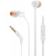 JBL T110 auriculares para móvil Binaural Dentro de oído Blanco Alámbrico JBLT110WHT