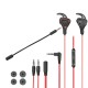 Trust TRU GXT 408 Auriculares Dentro de oído Negro, Rojo 23029