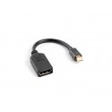 Lanberg AD-0003-BK adaptador de cable DisplayPort Mini DisplayPort Negro ad-0003-bk