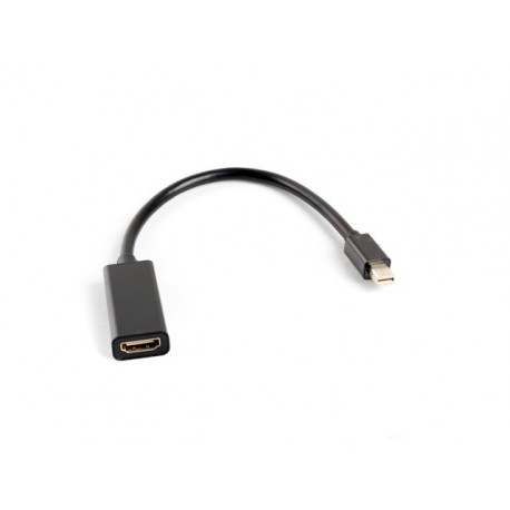 Lanberg AD-0005-BK adaptador de cable Mini DisplayPort HDMI 1.3b Negro ad-0005-bk