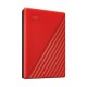 Western Digital My Passport disco duro externo 2000 GB Rojo wdbyvg0020brd-wesn