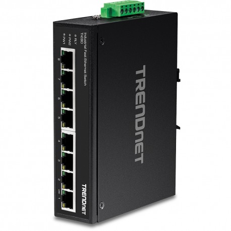 Trendnet TI-E80 switch Fast Ethernet (10/100) Negro ti-e80