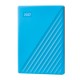 Western Digital My Passport disco duro externo 4000 GB Azul wdbpkj0040bbl-wesn