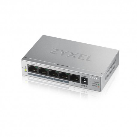 Zyxel GS1005HP No administrado Gigabit Ethernet (10/100/1000) Plata Energía sobre Ethernet (PoE) GS1005HP-EU0101F