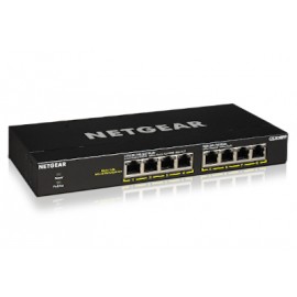 Netgear GS308PP No administrado Gigabit Ethernet (10/100/1000) Negro Energía sobre Ethernet (PoE) GS308PP-100EUS