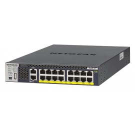 Netgear M4300-16X Gestionado L3 10G Ethernet (100/1000/10000) Negro 1U Energía sobre Ethernet (PoE) XSM4316PA-100NES