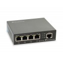 LevelOne GEP-0523 Gigabit Ethernet (10/100/1000) Negro Energía sobre Ethernet (PoE) GEP-0523 GEP-0523