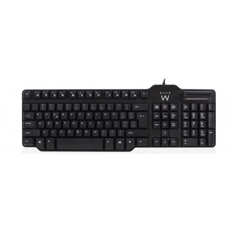 Ewent EW3252 teclado USB QWERTY Español Negro EW3252