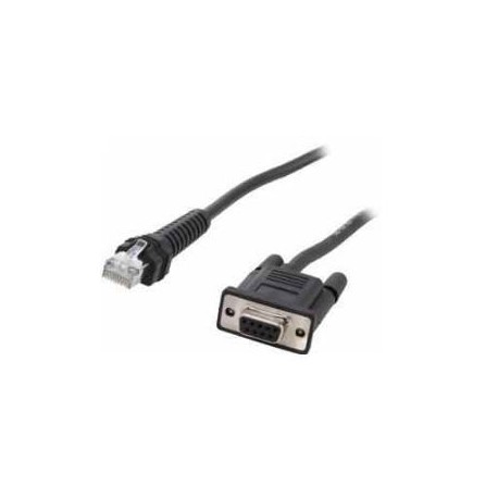 Zebra CBA-RF5-S07ZAR adaptador de cable STD-DB9 PWR Pin 9 Negro cba-rf5-s07zar