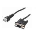 Zebra CBA-RF5-S07ZAR adaptador de cable STD-DB9 PWR Pin 9 Negro cba-rf5-s07zar