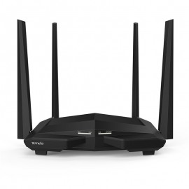 Tenda AC10-EU router inalámbrico Doble banda (2,4 GHz / 5 GHz) Gigabit Ethernet Negro ac10-eu