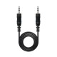 Nanocable Cable audio estéreo, Jack 3.5/M-Jack 3.5/M, negro, 20m 10.24.0120