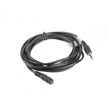 Lanberg CA-MJFJ-10CC-0030-BK cable de audio 3 m 3,5mm Negro ca-mjfj-10cc-0030-bk