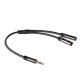 Ewent EW9236 cable de audio 0,15 m 3,5mm 2 x 3,5mm Negro EW9236