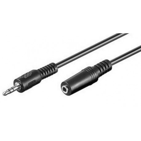 Ewent EW-220101-015-N-P cable de audio 1,5 m 3,5mm Negro EW-220101-015-N-P