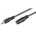 Ewent EW-220101-015-N-P cable de audio 1,5 m 3,5mm Negro EW-220101-015-N-P