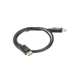 Lanberg cable DisplayPort 1 m Negro ca-dpdp-10cc-0010-bk